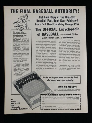 1963 Street & Smith Baseball Yearbook Tom Tresh New York Yankees NM-MT