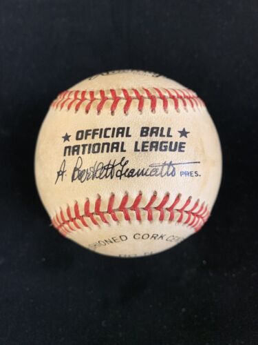 Wm H Bill Terry New York Giants SIGNED Official NL Giamatti Baseball JSA LOA