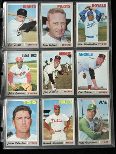 Lot of 59 Different 1970 Topps High Number Baseball Cards Overall EX-MT