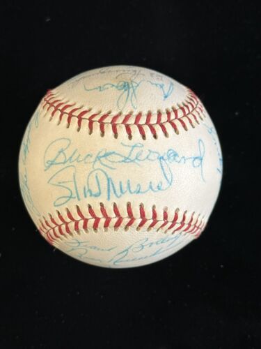 HOFers & Stars MULTI SIGNED Official NL Feeney Baseball 21 sigs w/ Musial & Fox