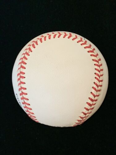 Alvaro Espinoza #20 Indians Yankees Mets SIGNED Official NL Baseball w/ hologram