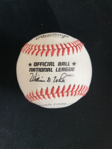 Jim Lonborg Red Sox Phillies SIGNED Official NL W. White Baseball w/ hologram