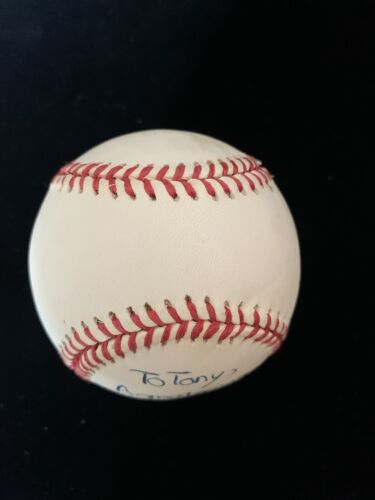 Frank Viola Personalized ‘To Tony’ SIGNED Official AL Brown Baseball w/ hologram