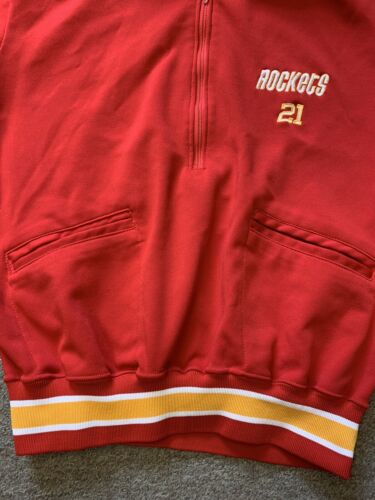 1980s Houston Rockets WB Free / Sleepy Floyd NBA Game Used Warm Up Jacket #21