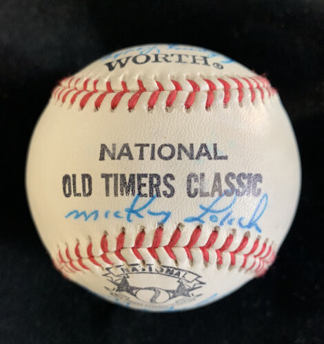 National Old Timers Classic MULTI SIGNED Baseball 16 sigs w/ Hunter Oliva Kaat