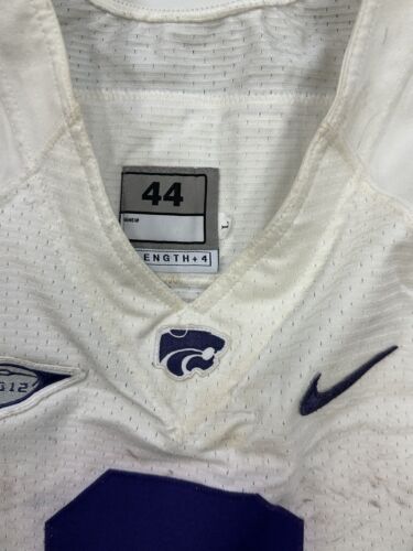 2010 Daniel Thomas Kansas St SIGNED GAME USED NCAA FB Jersey 1st Pinstripe Bowl