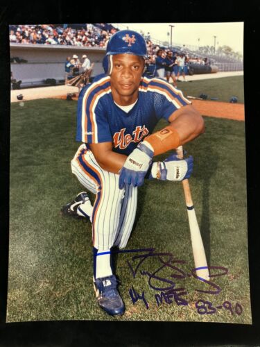 Darryl Strawberry New York Mets ‘83-90 SIGNED 8x10 Color Photo w/ hologram