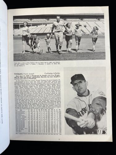 1964 New York Mets REVISED (in orange) Official Baseball Yearbook VG-EX