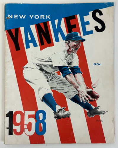 1958 Jay Publishing New York Yankees Yearbook