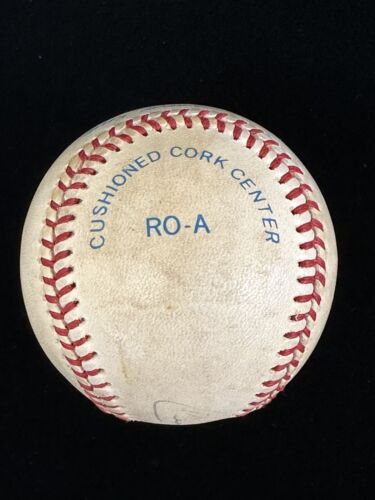 Cecil Cooper Brewers VINTAGE SIGNED Official AL Bobby Brown Baseball w/ hologram