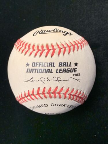 Al Dark Braves Giants A’s Cubs SIGNED Official NL Coleman Baseball w/ hologram