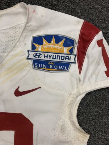 2012 Hayes Pullard USC Trojans Hyundai Sun Bowl Game Used Jersey #10 w/ LOA