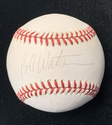 Bob Watson Astros Yankees Red Sox SIGNED Official AL Budig Baseball w/ hologram