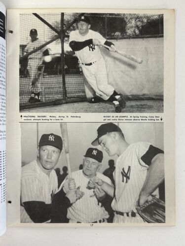 1958 Jay Publishing New York Yankees Yearbook