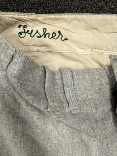 1969 Eddie Fisher (Pitcher) Calif.  Angels GAME USED Road Flannel Baseball Pants