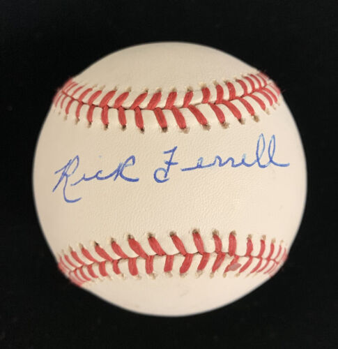 Rick Ferrell Red Sox Senators SIGNED Official AL B. Brown Baseball w/ hologram