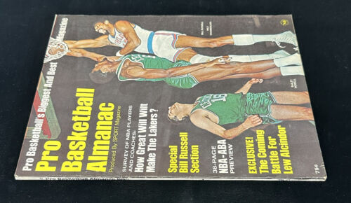 1969 Pro Basketball Almanac by SPORT Magazine Wilt Chamberlain / Bill Russell EM