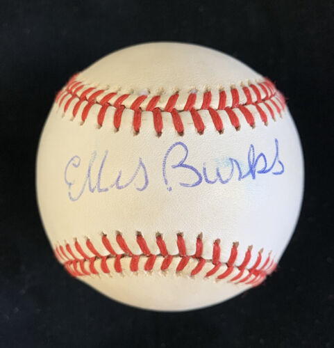 Ellis Burks Boston Red Sox SIGNED Official AL Bobby Brown Baseball w/ hologram