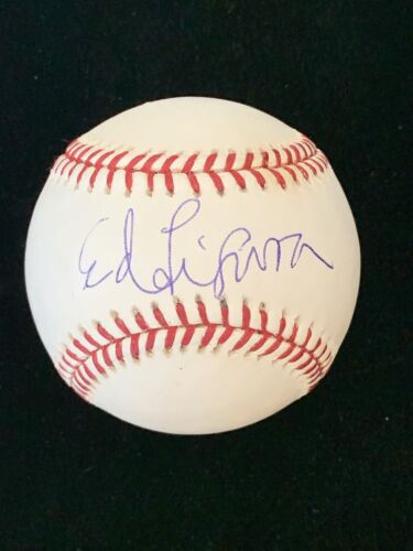 Ed Figueroa Angels Yankees SIGNED Official MLB Selig Baseball w/ hologram