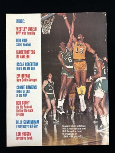 1970 FAST BREAK Basketball Annual Magazine - Lew Alcindor / Russell / West - EM