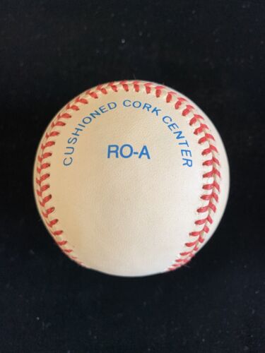 Homer Bush 98 WS Champs! Yankees SIGNED Official AL Budig Baseball w/ hologram