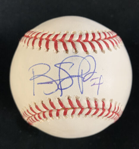 Brandon Phillips #4 Reds SIGNED Official Major League Baseball w/ hologram