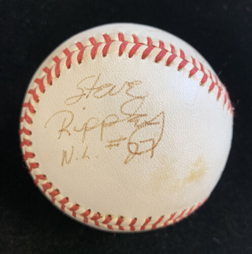 NL Umpires SIGNED NL Baseball 4 sigs Froemming Tata Rippley  DeMuth w/ hologram