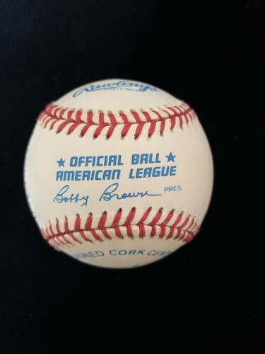 Frank Viola Personalized ‘To Tony’ SIGNED Official AL Brown Baseball w/ hologram