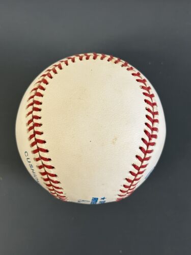 Chris Chambliss 1971 ROY Indians SIGNED Official AL Budig Baseball w/ hologram