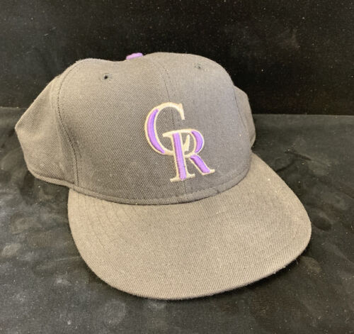 Colorado Rockies Game Used MLB Baseball Hat Player #37 w/ Kenny Rogers profanity