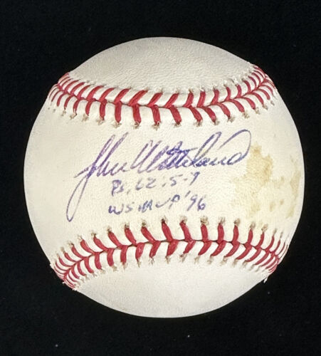 John Wetteland WS MVP 96 NY Yankees SIGNED Official MLB Baseball w/ Hologram