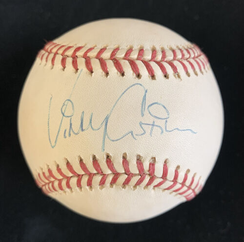 Vinny Castilla Colorado Rockies SIGNED Official NL Coleman Baseball w/ hologram