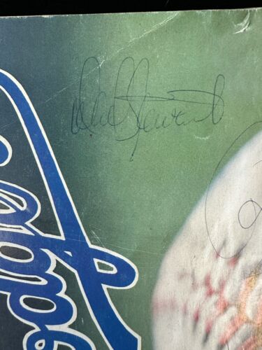 1980 LA Dodgers MULTI SIGNED Spring Training Baseball Program 5 sigs w/ hologram