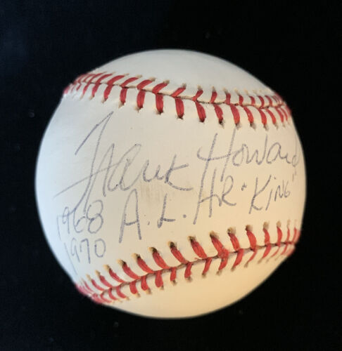 Frank Howard 1968 1970 AL HR King SIGNED Official AL Budig Baseball w/ hologram