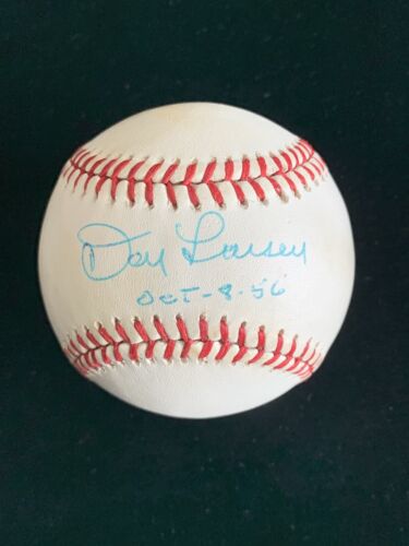 Don Larsen Oct 8 56 Yankees SIGNED Official AL Bobby Brown Baseball w/ hologram