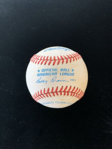 Al Lopez White Sox HOFer Signed Official American League Baseball w/ B&E Hologr.