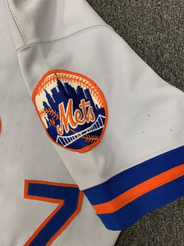 1980 Craig Swan New York Mets Game Used Road Polyester Knit Pullover Jersey #27