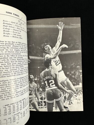 Original 1970-71 Boston Celtics NBA Basketball Yearbook / Media Guide