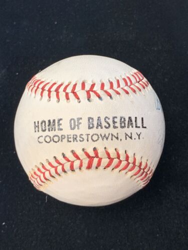 Andy Anderson ‘1927’ & Edsall Walker Negro Leaguers SIGNED Cooperstown Baseball