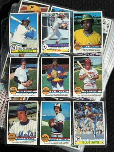 1979 Topps Baseball Complete Set of 726 EX/NM w/ Ozzie Ryan Munson Rose Bench ++