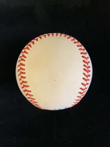 Ellis Burks Boston Red Sox SIGNED Official AL Bobby Brown Baseball w/ hologram