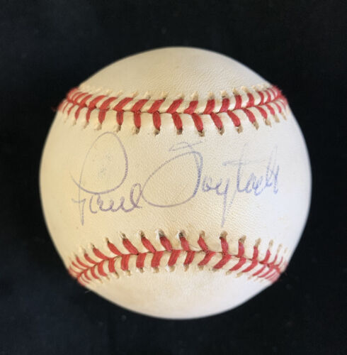 Paul Foytack Tigers Angels SIGNED Official ML Baseball w/ hologram (deceased)