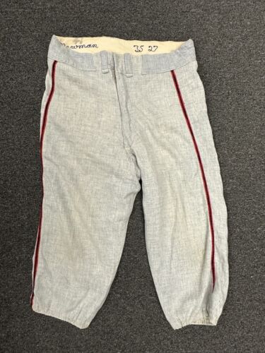 c. 1968 Fred Newman GAME USED Angels AA Minor League Road Flannel Baseball Pants