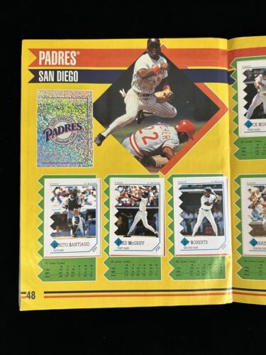 1992 Panini Baseball Collectible Stickers Album Complete Set of 288 (Adhered)