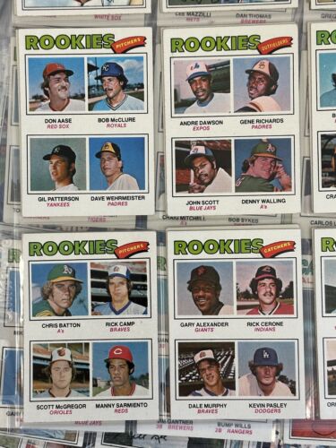 1977 Topps Baseball Complete Set of 660 EX to NM w/ Munson Brett Dawson Rose ++