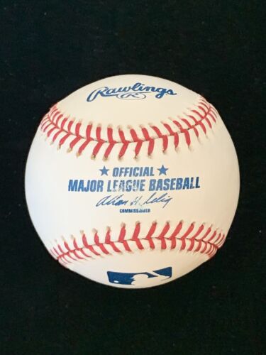 Ed Figueroa Angels Yankees SIGNED Official MLB Selig Baseball w/ hologram