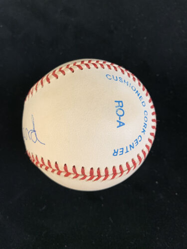 Buck Leonard Homestead Grays Single Signed AL Budig Baseball w/ Hologram