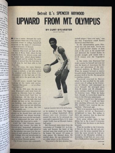 1970 FAST BREAK Basketball Annual Magazine - Lew Alcindor / Russell / West - EM