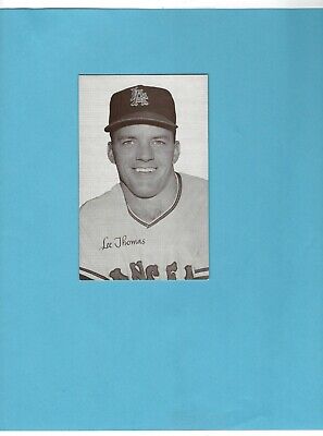 1947-66 Exhibit Lee Thomas Los Angeles Angles Baseball Card  