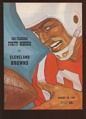 September 17 1961 NFL Program Washington Redskins at San Francisco 49'ers VGEX